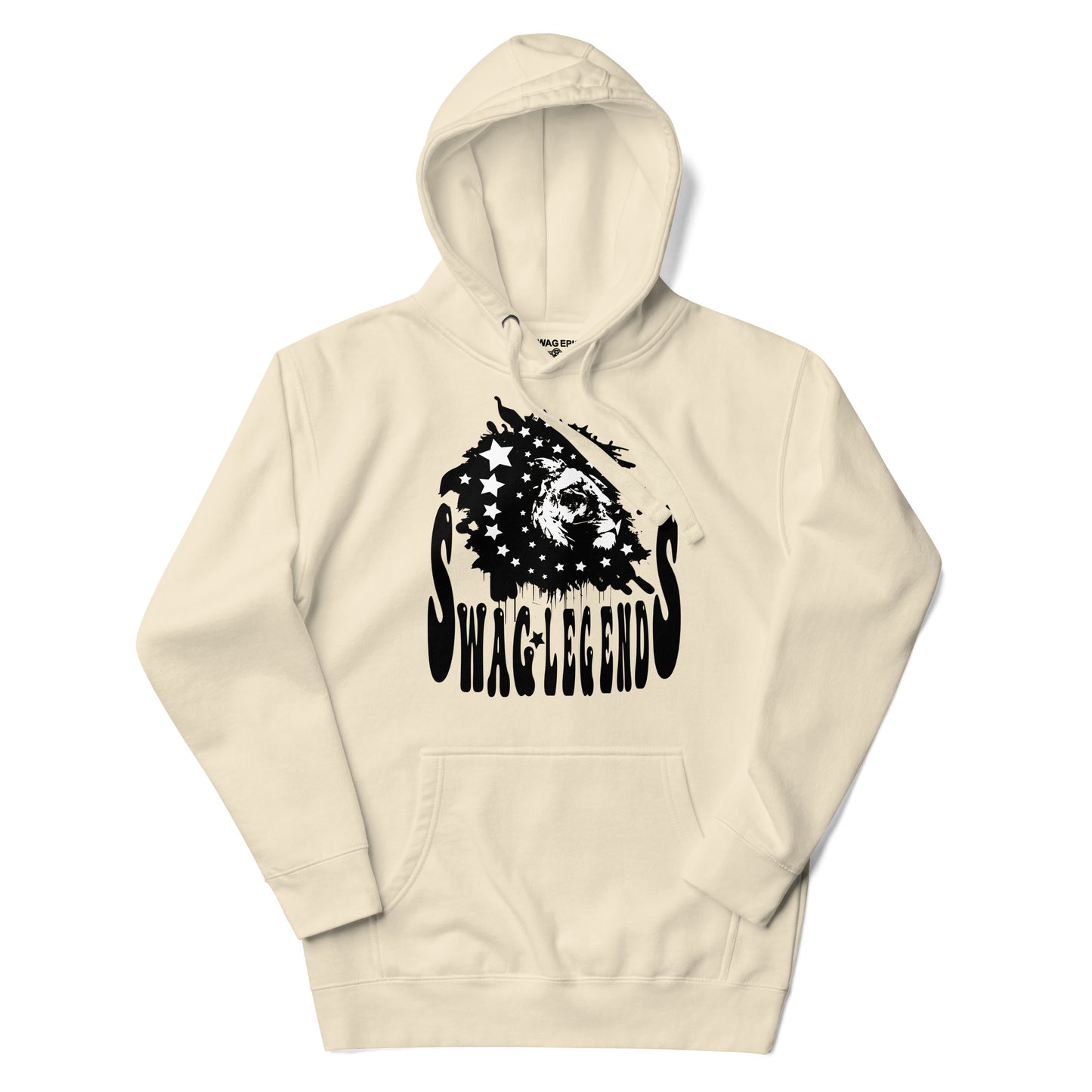 "SWAG LEGEND SS" (BONE) HEAVYWEIGHT HOODIE