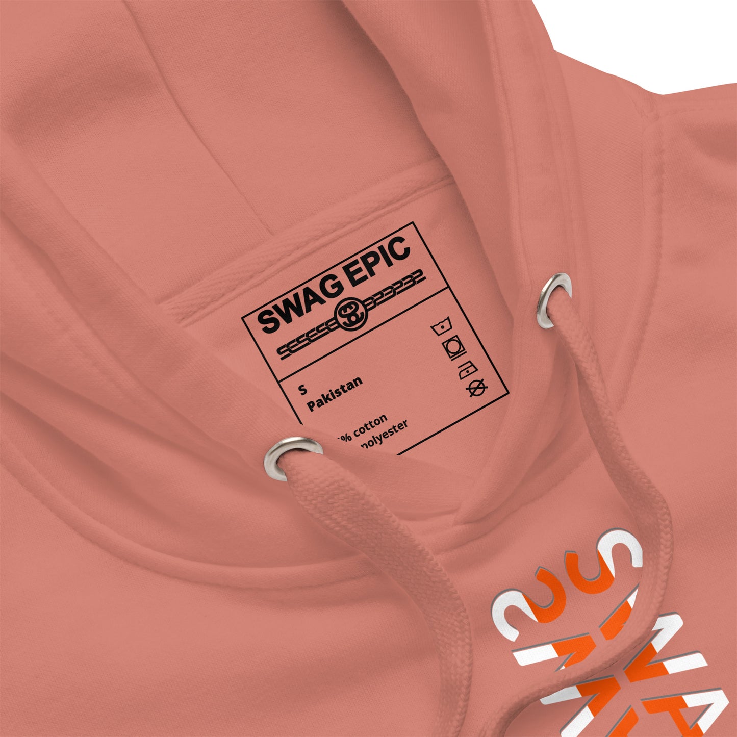 "SWAG IN COLOR" (DIRTY ROSE) EXCLUSIVE COMFORT HOODIE