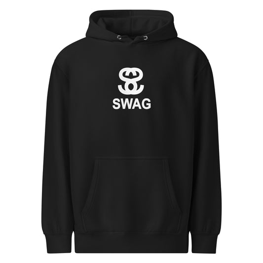 "SWAG SS ORIGINAL" BLACK PULLOVER HOODIE