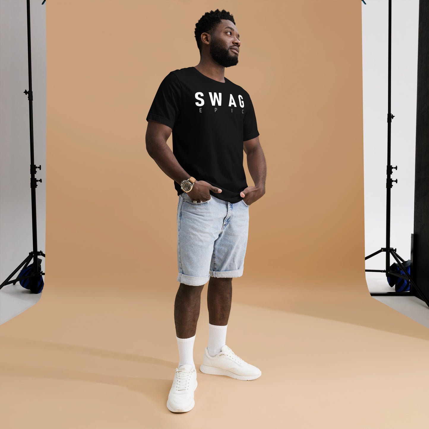 "SWAG EPIC" (BLACK) LUXURY T-SHIRT