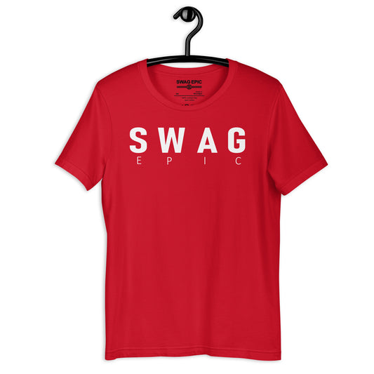 "SWAG EPIC" (RED) COMFORT LUXURY T-SHIRT