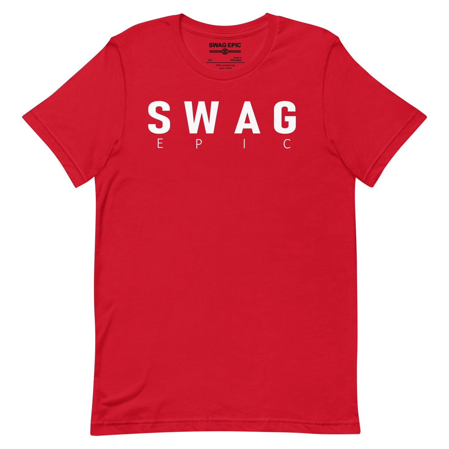 "SWAG EPIC" (RED) COMFORT LUXURY T-SHIRT