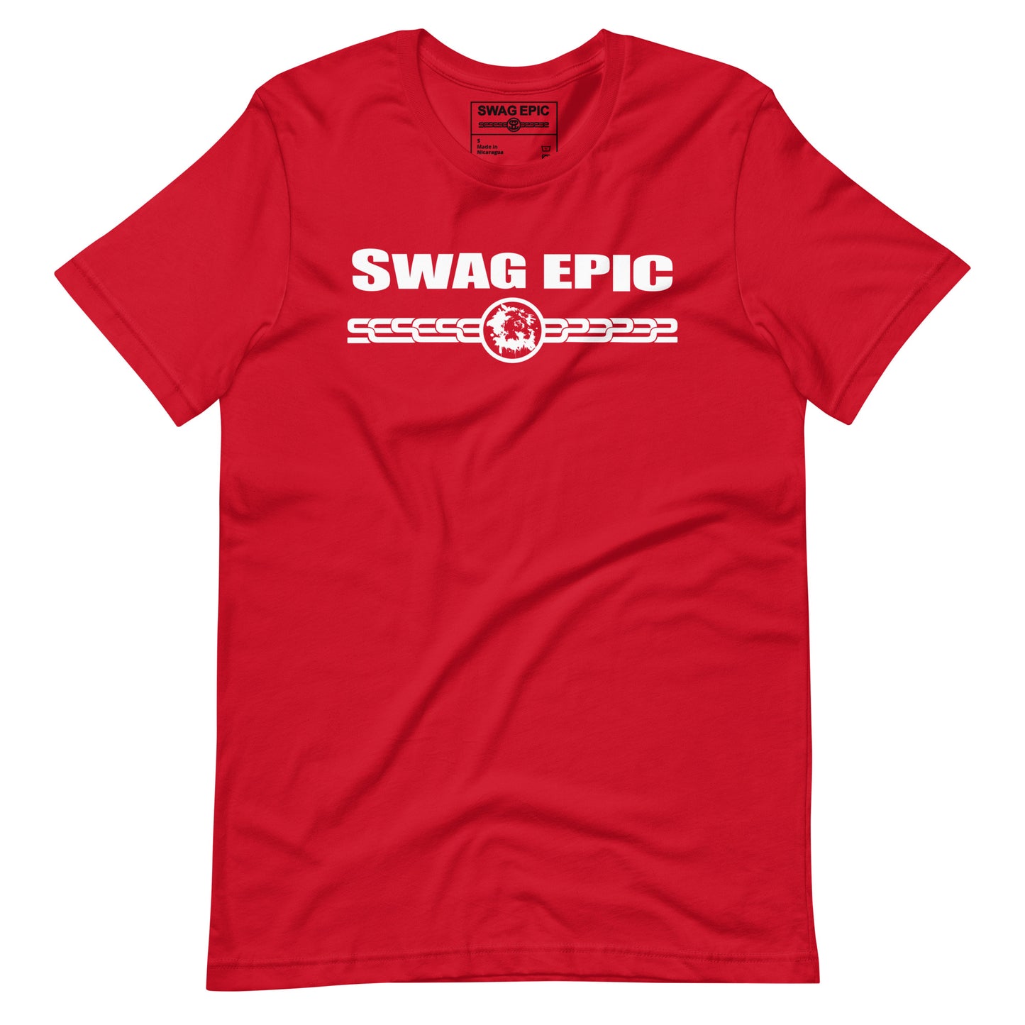 "ORIGINAL SWAG" (RED) MEN'S PREMIUM LUX T-SHIRT