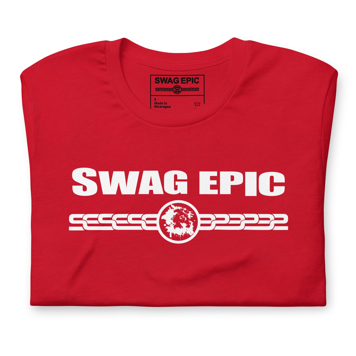 "ORIGINAL SWAG" (RED) MEN'S PREMIUM LUX T-SHIRT