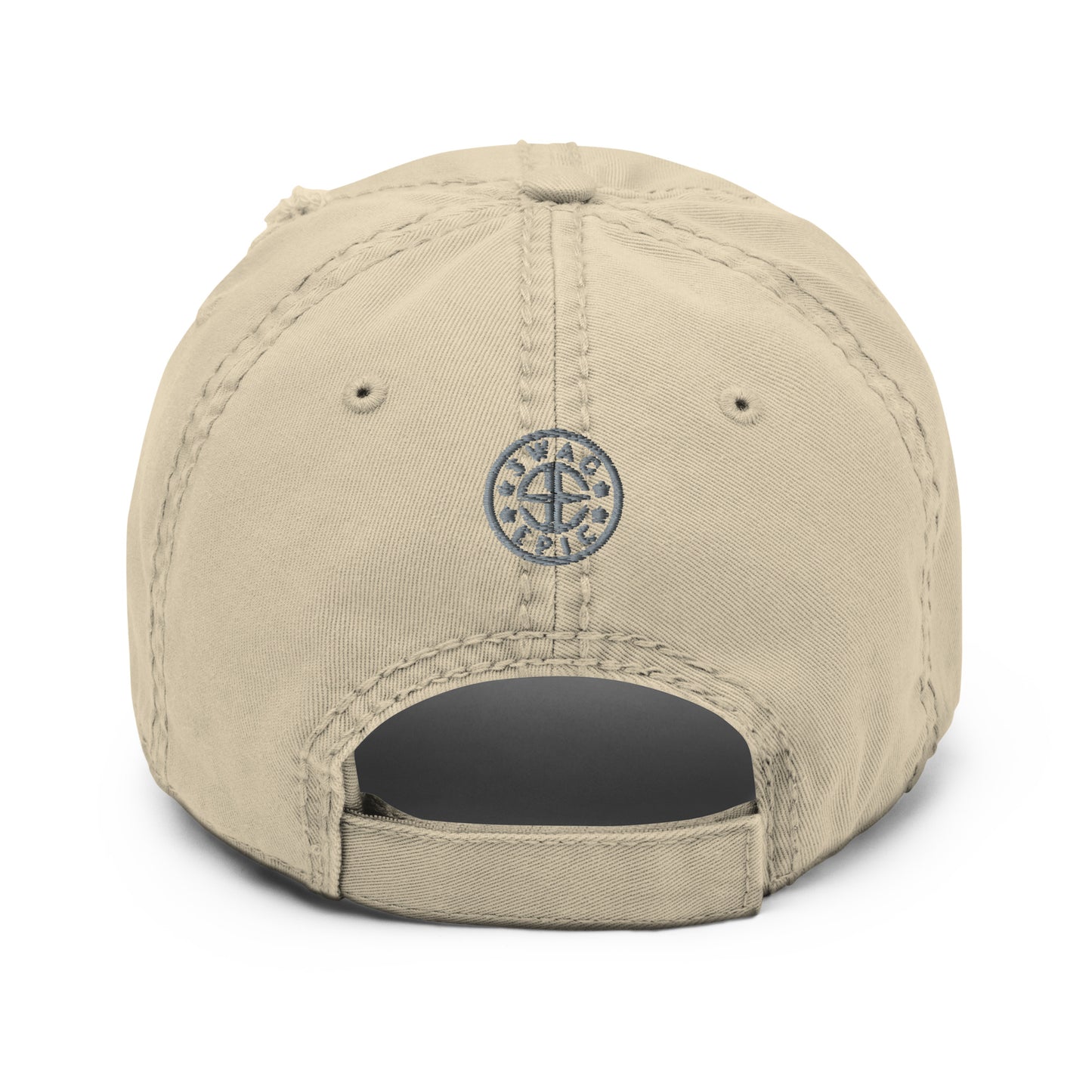 "ASPIRE TO INSPIRE" EMBROIDERED DISTRESSED DAD HAT