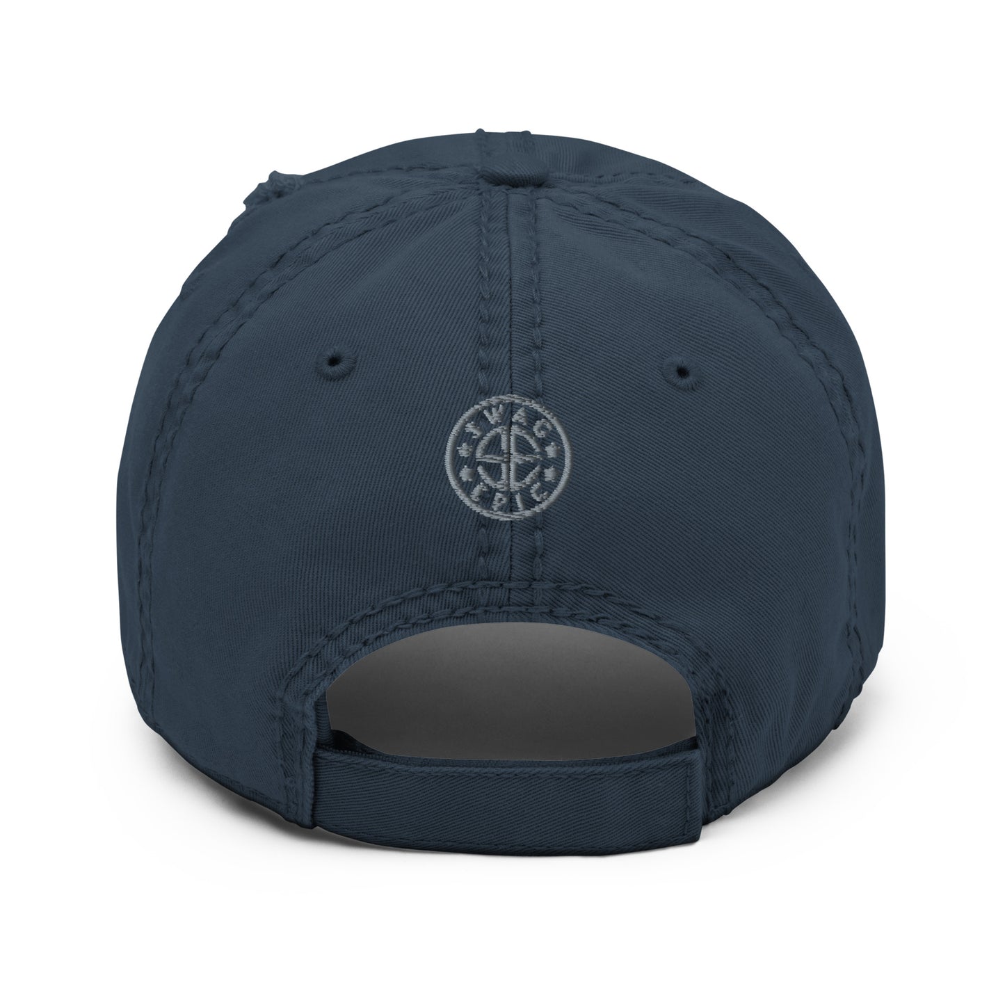 "ASPIRE TO INSPIRE" EMBROIDERED DISTRESSED DAD HAT