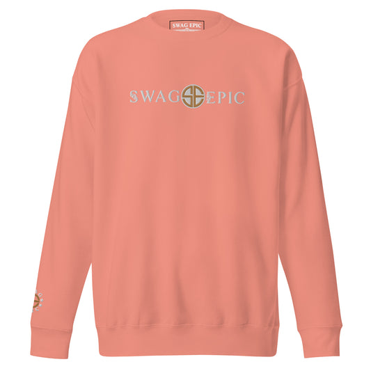 UNISEX PREMIUM EMBROIDERED "SWAG CHIC" SWEATSHIRT