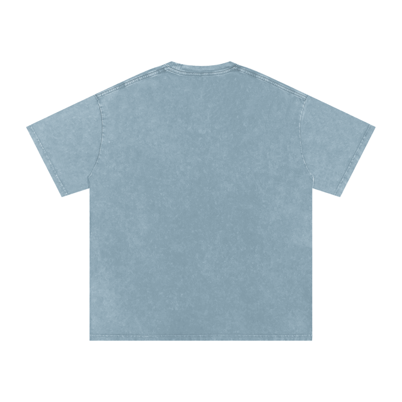 Snow Washed Oversized Cotton T-Shirt – "Stand Tall and Dream Big"