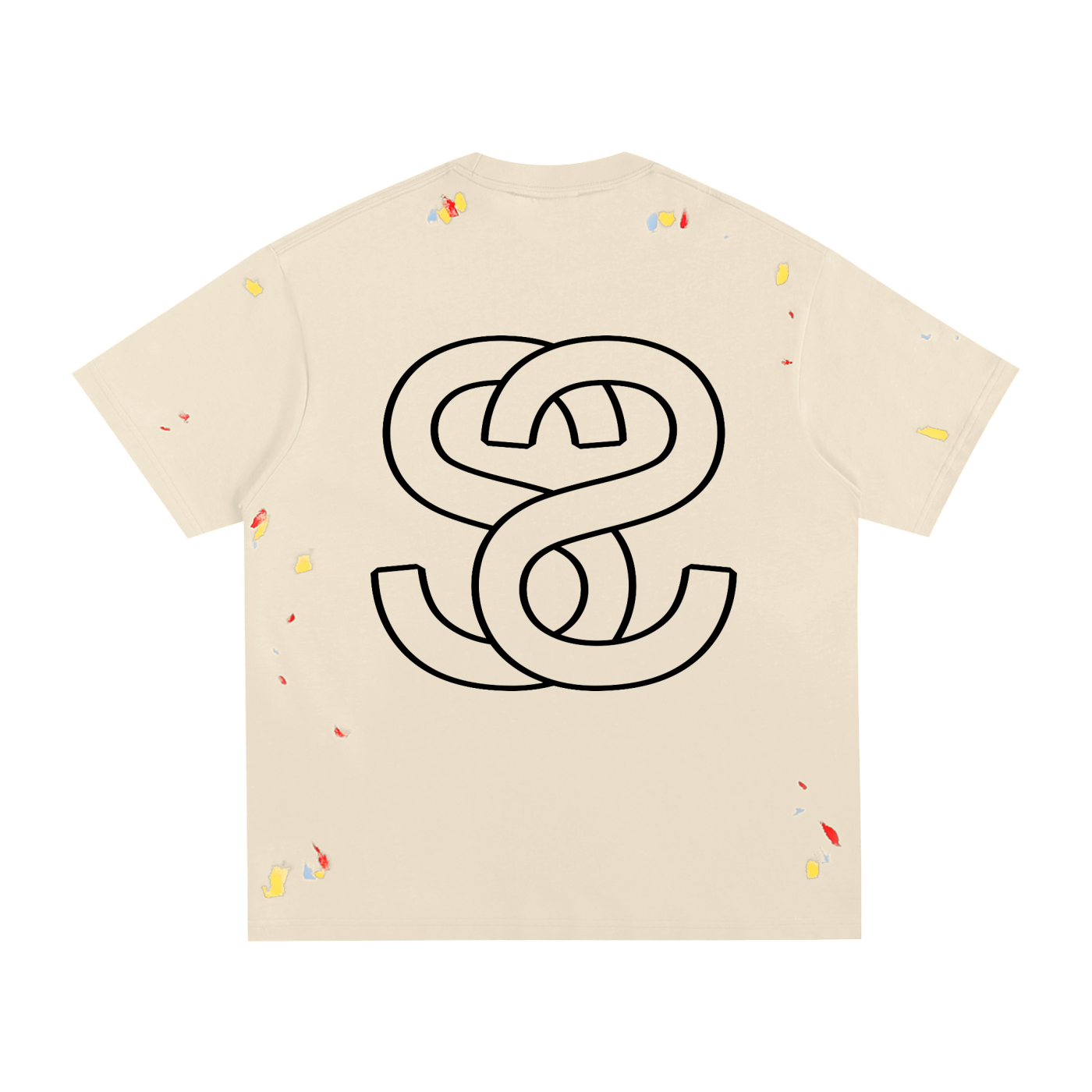 Paint Splatter Cotton T-Shirt – "Summer Swag" Collection