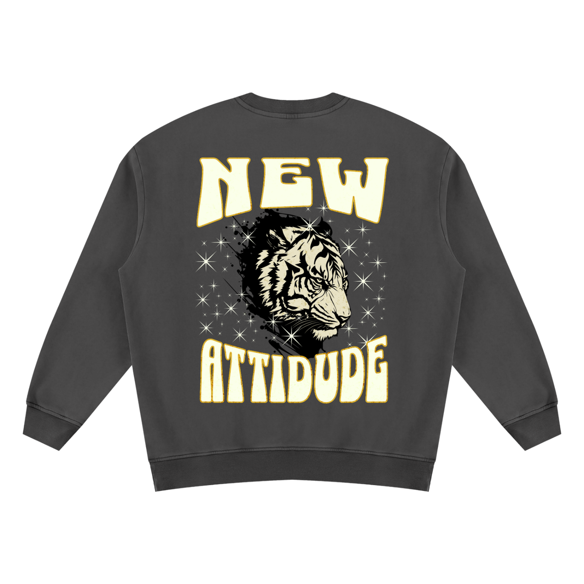 Unisex Vintage Wash Fleece Sweatshirt - "New Attitude"