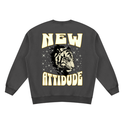 Unisex Vintage Wash Fleece Sweatshirt - "New Attitude"