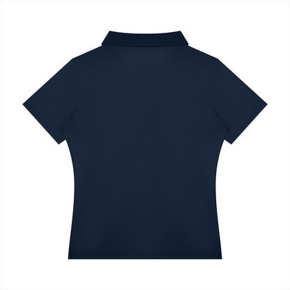 Women’s Color Block Polo Shirt - "Swag Circle"