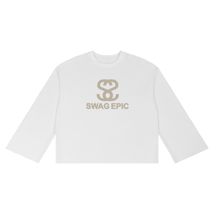 Unisex Waffle Raw Edge "Swag Epic"T-Shirt