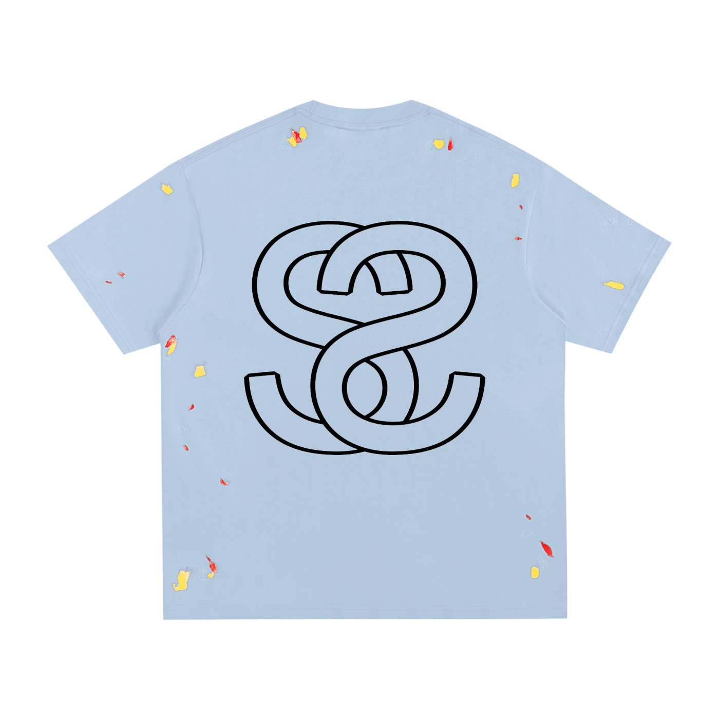 Paint Splatter Cotton T-Shirt – "Summer Swag" Collection
