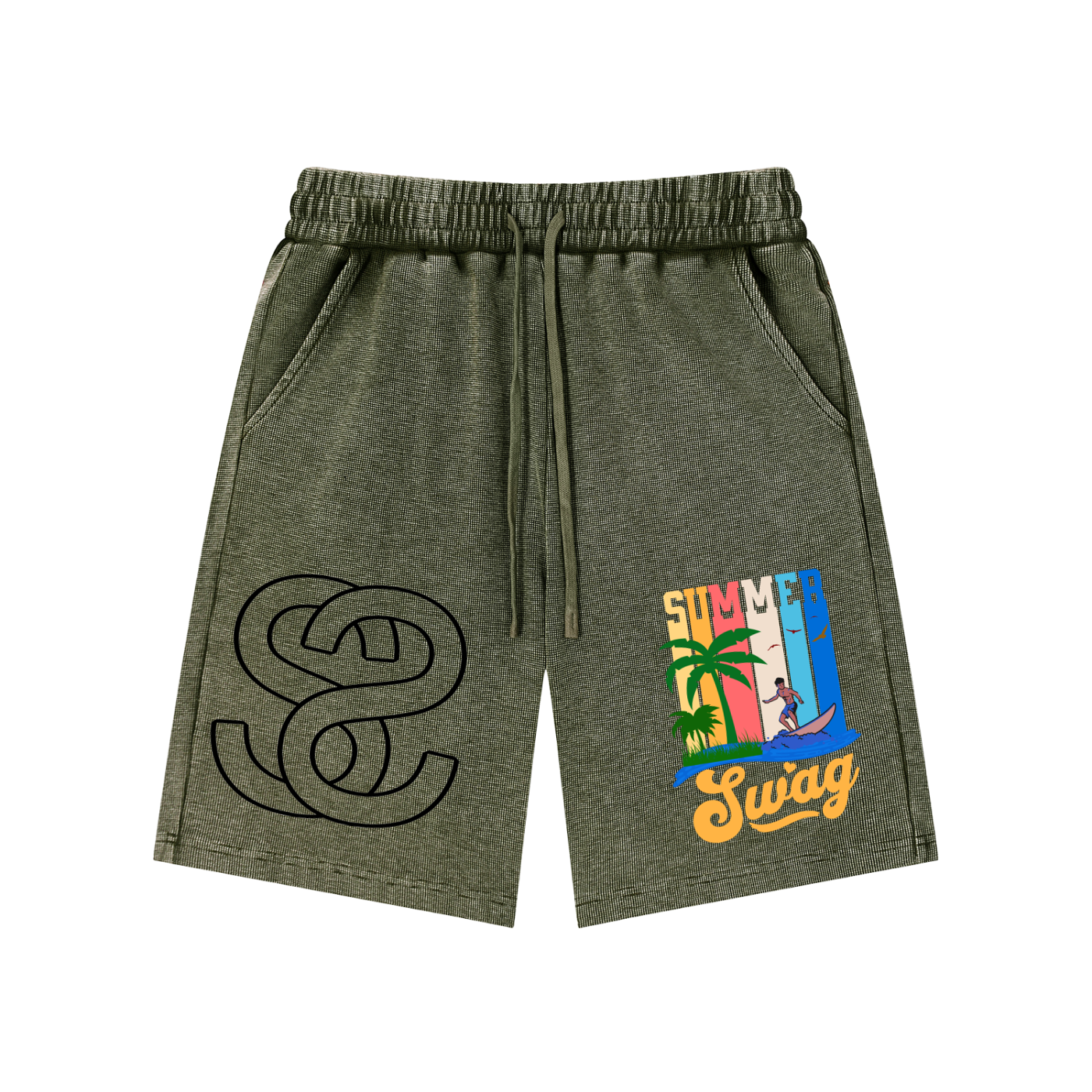Swag Epic Mineral Wash Waffle Knit Short "Summer Swag Collection"