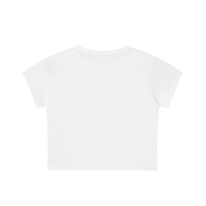 Women's Snow Washed Crop Top T-Shirt - "Loved Again"