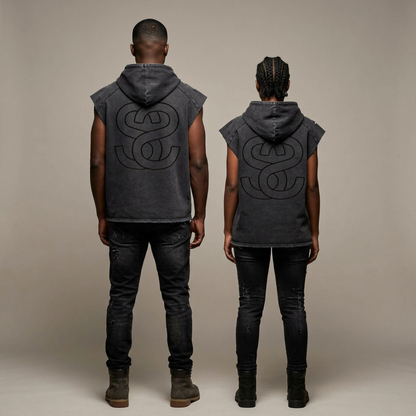 Swag Epic Snow Washed Boxy Hooded Tank Top "Summer Swag collection"