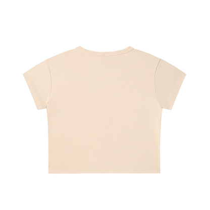 Women's Snow Washed Crop Top T-Shirt - "Loved Again"