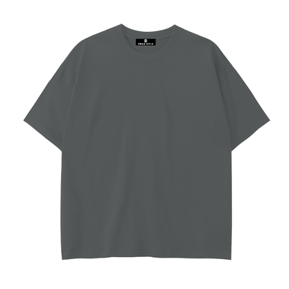 Drop Shoulder Cotton Plain T-Shirt