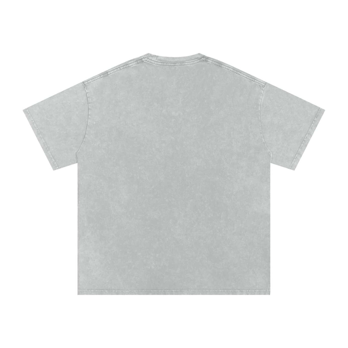 Snow Washed Oversized Cotton T-Shirt – "Stand Tall and Dream Big"