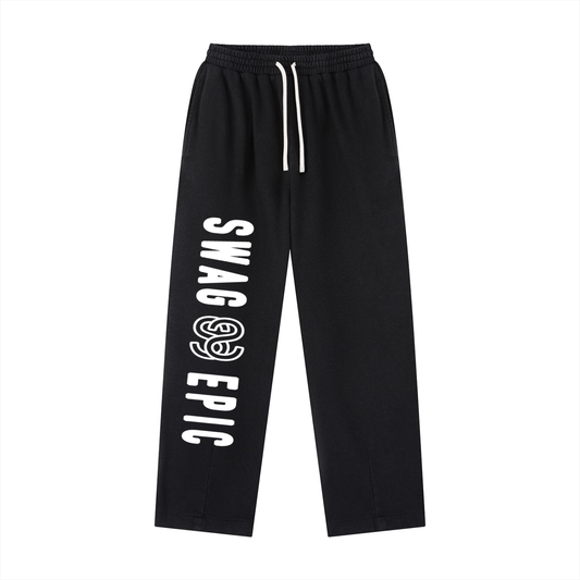Vintage Washed Drawstring "Swag Epic" Sweatpants