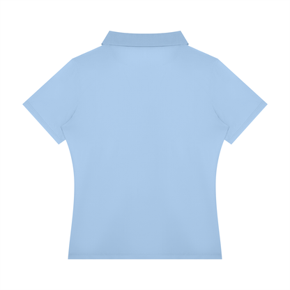 Women’s Color Block Polo Shirt - "Swag Circle"