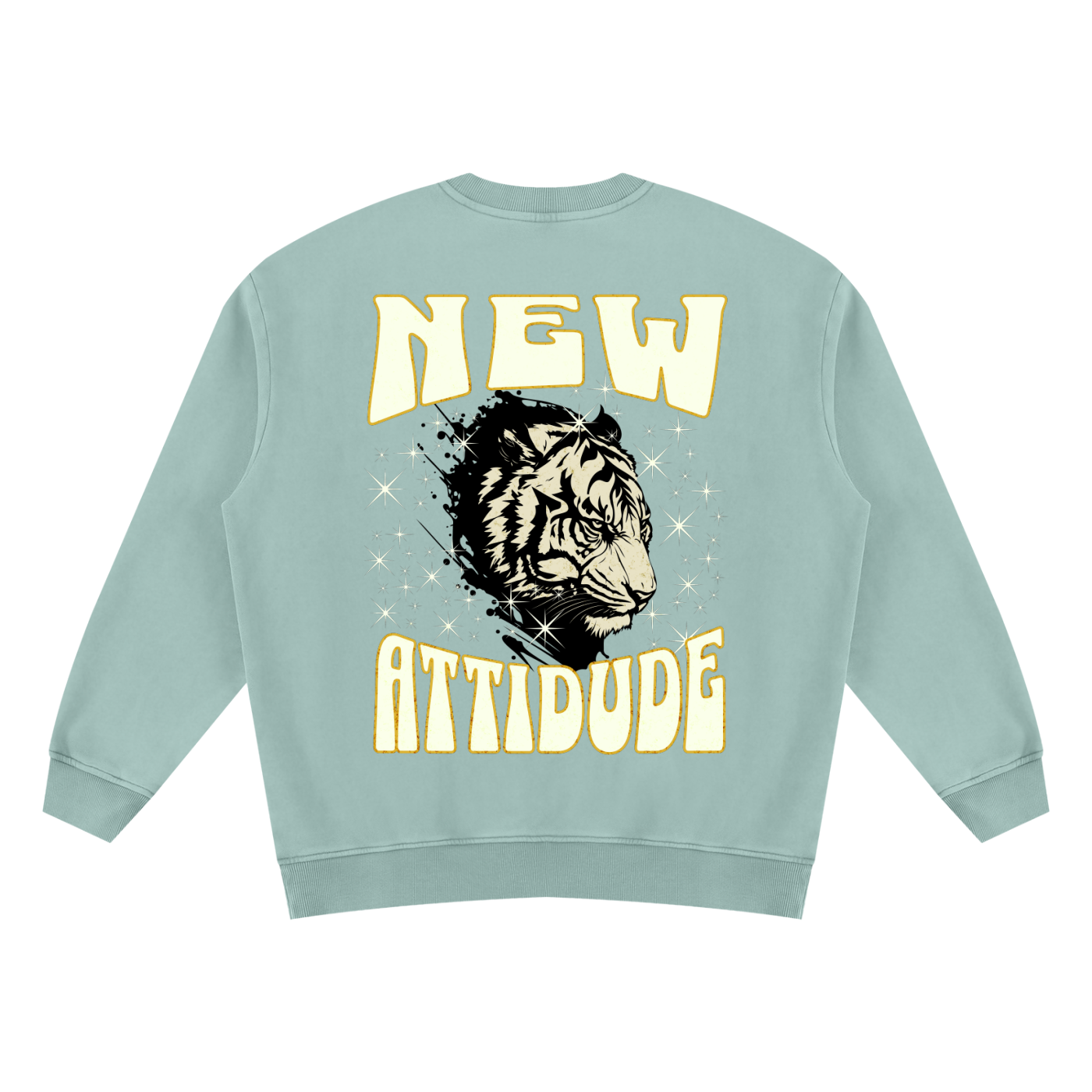 Unisex Vintage Wash Fleece Sweatshirt - "New Attitude"