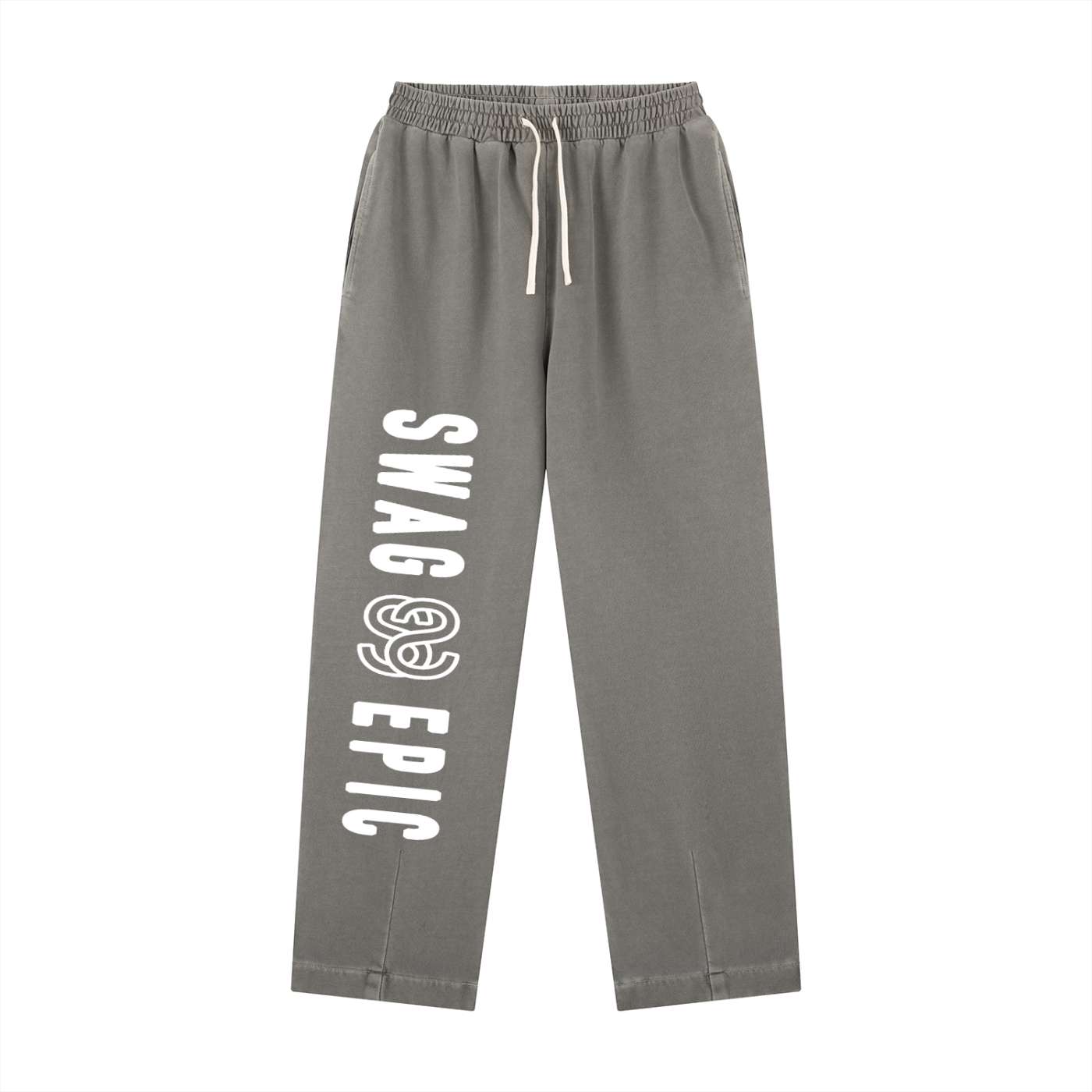 Vintage Washed Drawstring "Swag Epic" Sweatpants
