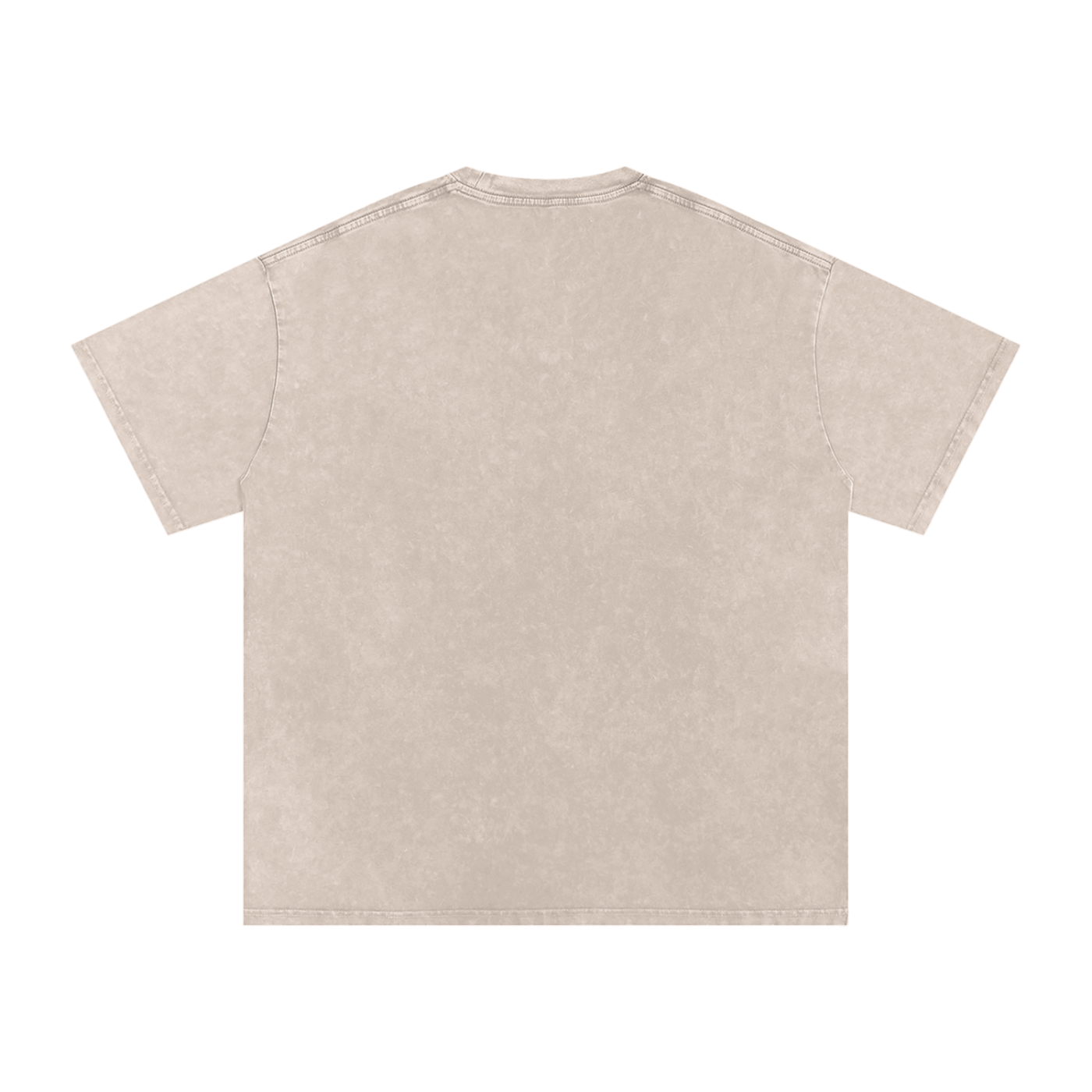 Snow Washed Oversized Cotton T-Shirt – "Stand Tall and Dream Big"