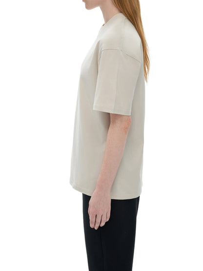 Drop Shoulder Cotton Plain T-Shirt