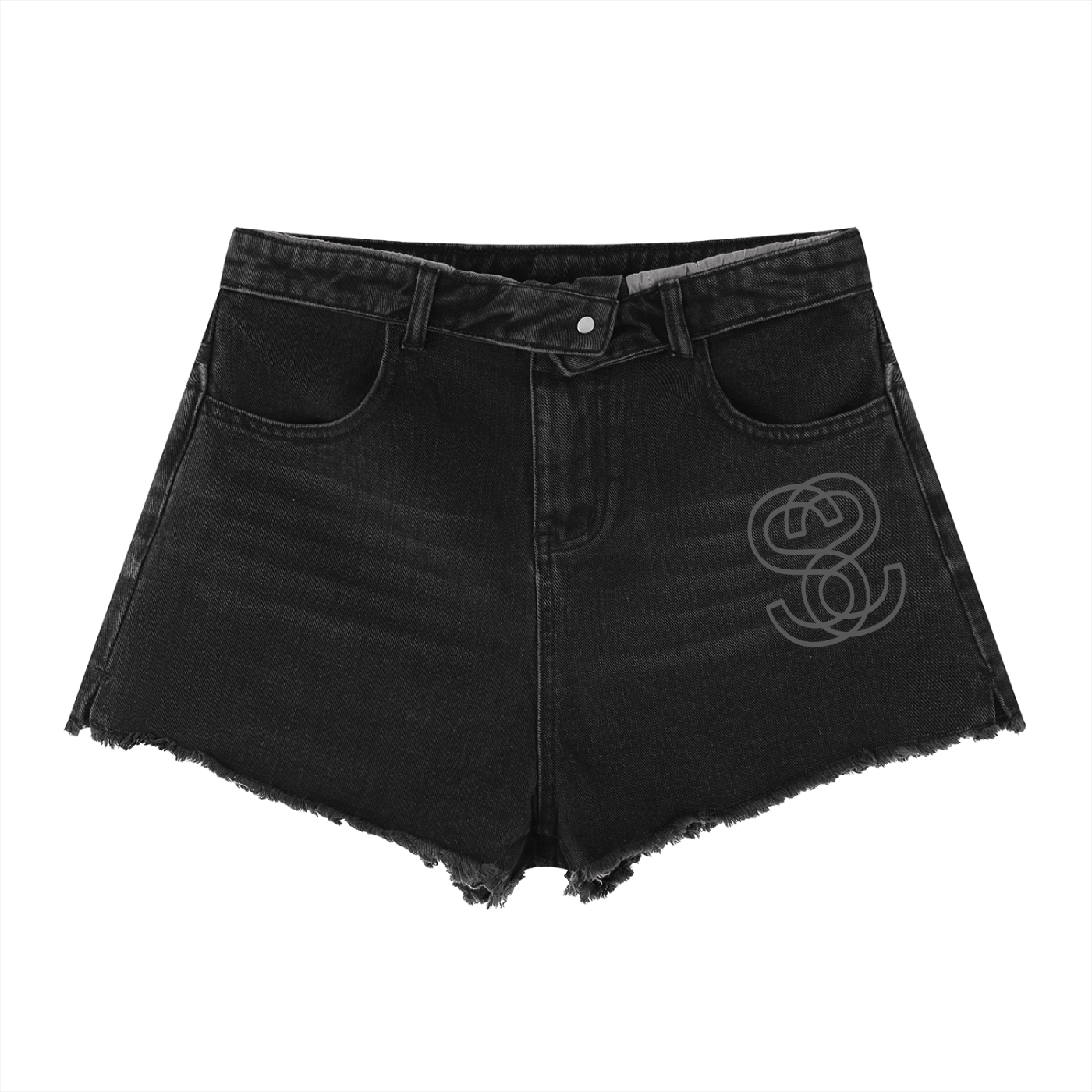 Women's Vintage Wash High Rise Denim Shorts - Swag Ladies