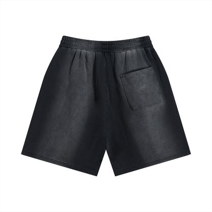 Sun Fade Distressed Shorts - "Swag Deluxe"