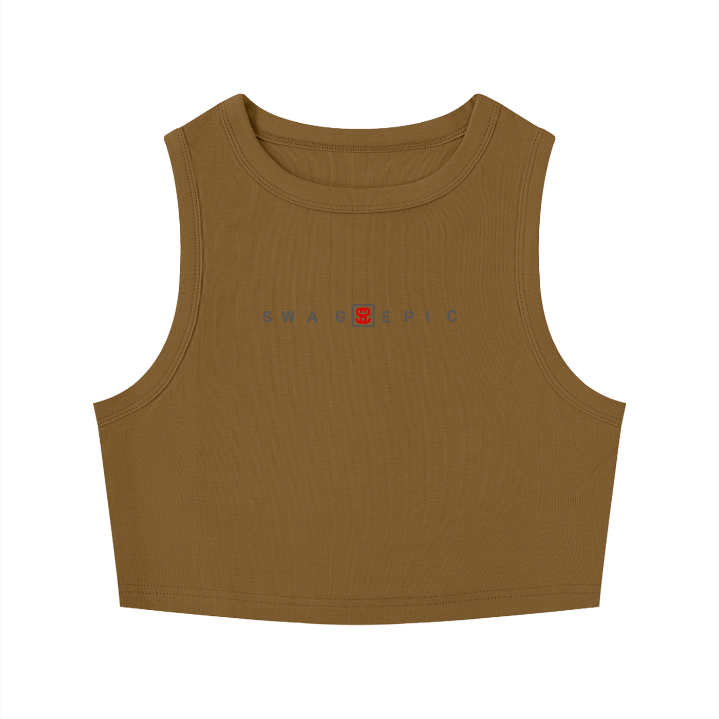 Women's Tight Crewneck Crop Tank Top " Sexy Swag"