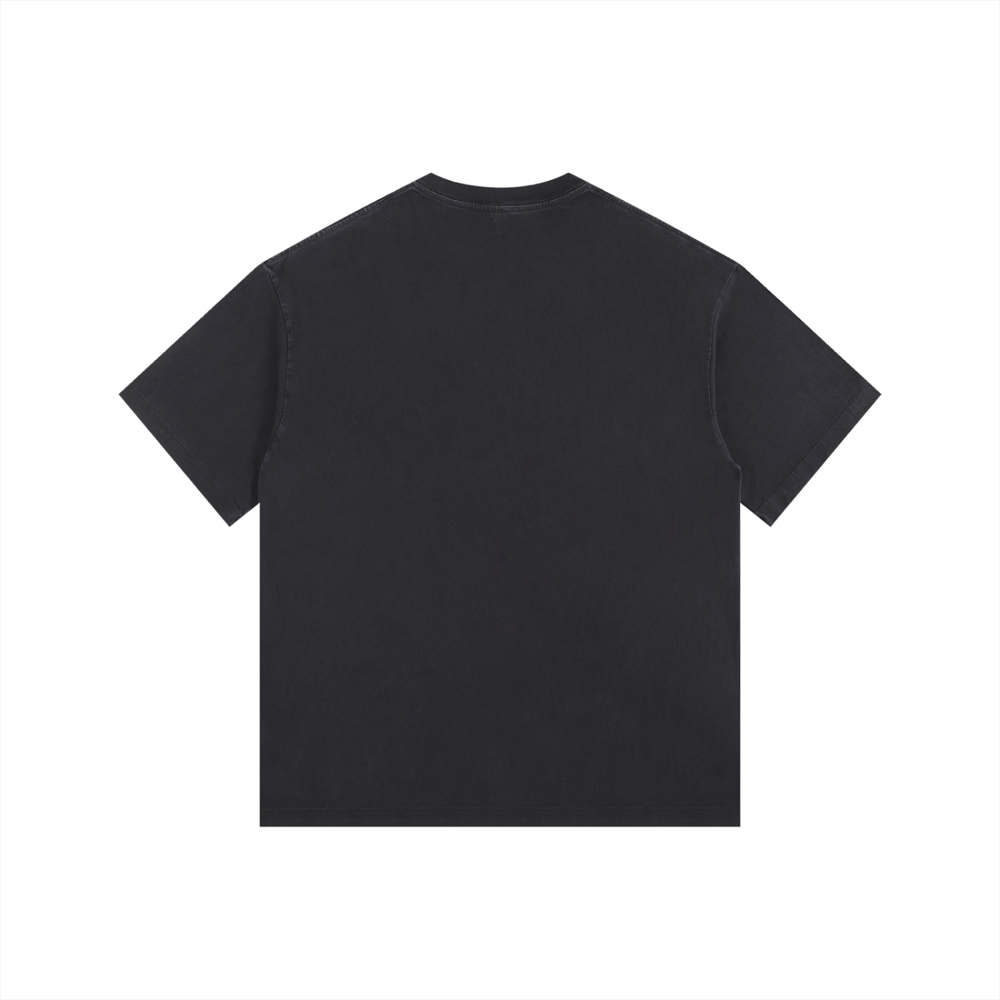 Vintage Washed Oversized Cotton T-Shirt – "Happy Family"