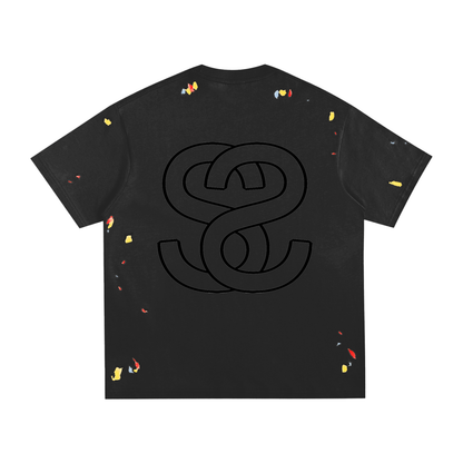 Paint Splatter Cotton T-Shirt – "Summer Swag" Collection