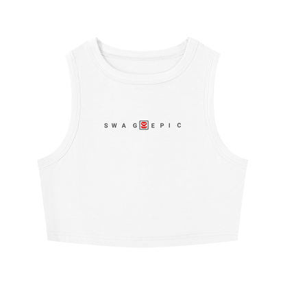 Women's Tight Crewneck Crop Tank Top " Sexy Swag"