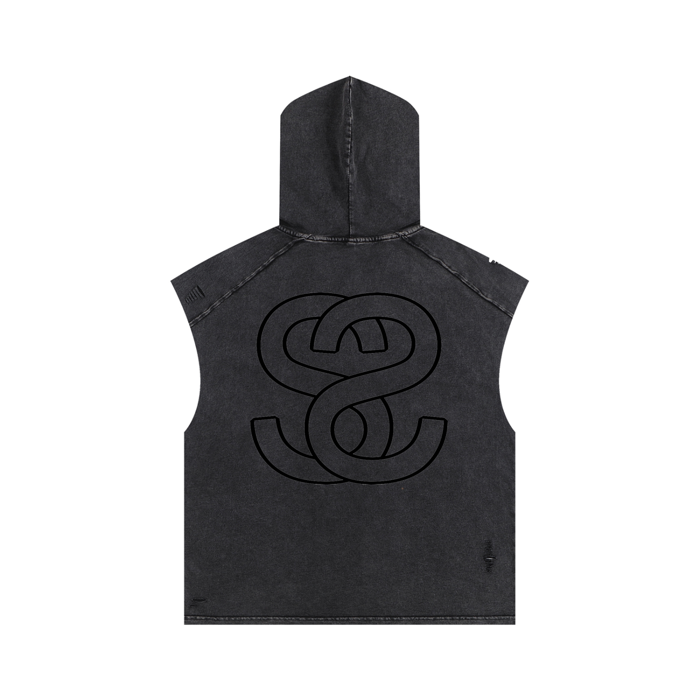 Swag Epic Snow Washed Boxy Hooded Tank Top "Summer Swag collection"