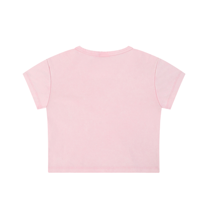 Swag Epic Women’s Snow Washed Crop Top T-Shirt “Loved Again”