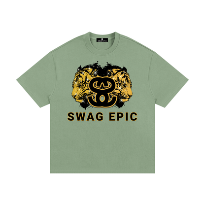 Essential Heavyweight "Swag Epic" Cotton T-Shirt