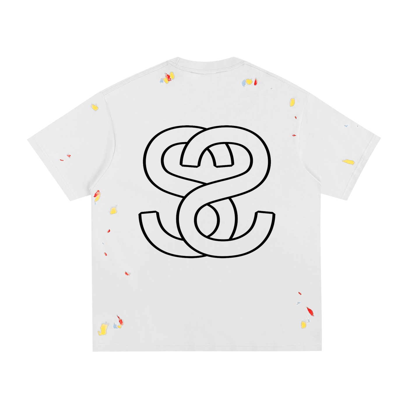 Paint Splatter Cotton T-Shirt – "Summer Swag" Collection