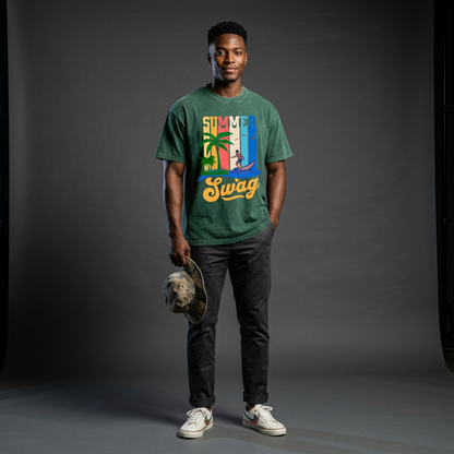 Swag Epic Mineral Wash Waffle Knit T-Shirt “Summer Swag Collection”