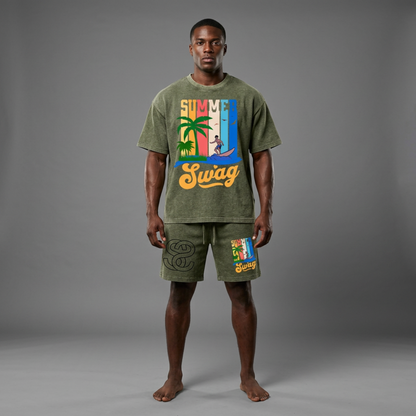 Swag Epic Mineral Wash Waffle Knit Short "Summer Swag Collection"