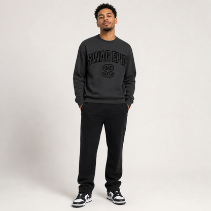 Classic Unisex Cotton Sweatshirt - "Swag Original SS Curve"