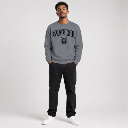 Classic Unisex Cotton Sweatshirt - "Swag Original SS Curve"