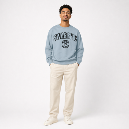 Classic Unisex Cotton Sweatshirt - "Swag Original SS Curve"
