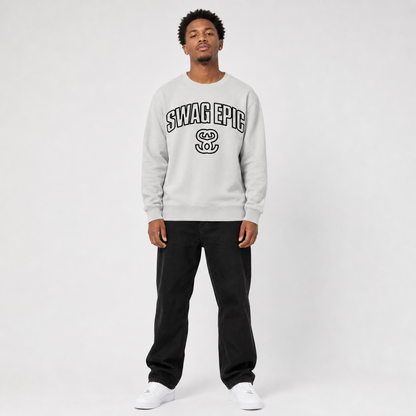 Classic Unisex Cotton Sweatshirt - "Swag Original SS Curve"