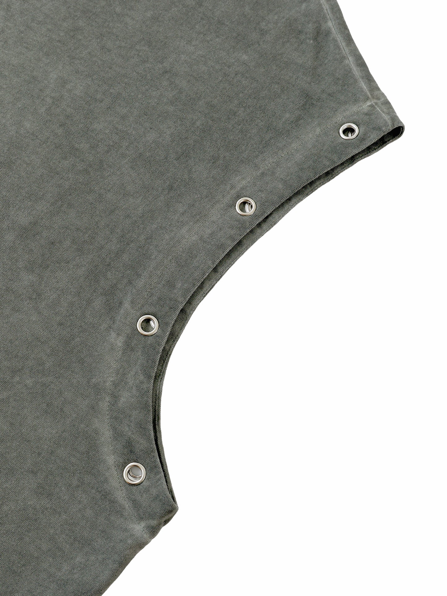 Distressed Grommet Eyelet Tank Top  - Love trumps Hate