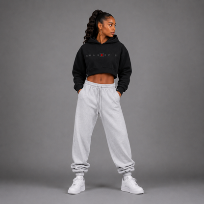 Essential Cropped Hoodie – Swag Ladies