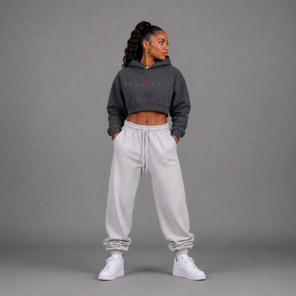 Essential Cropped Hoodie – Swag Ladies