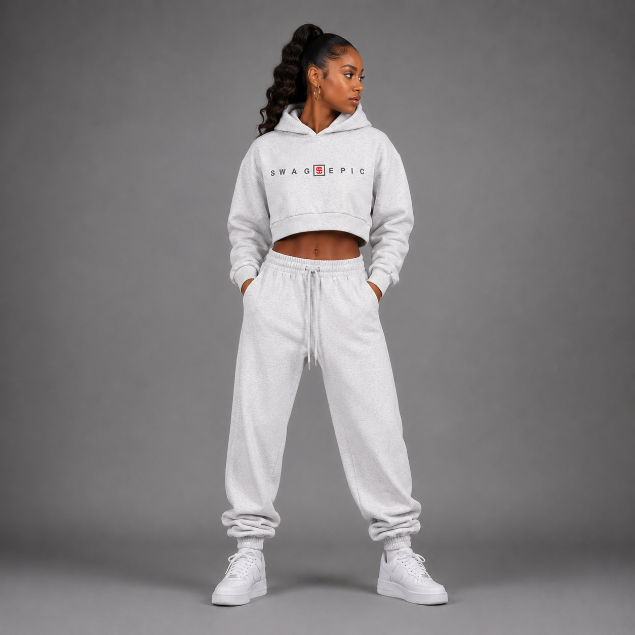 Essential Cropped Hoodie – Swag Ladies
